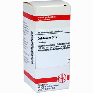 Colchicum D12 Tabletten 80 Stück - ab 7,95 €