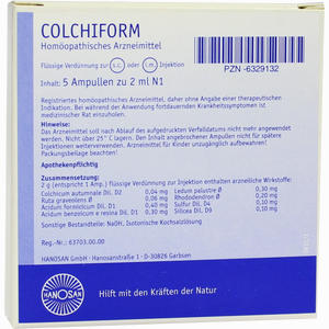 Colchiform Ampullen Injektionslösung 5 x 2 ml - ab 0,00 &euro;