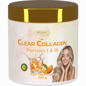 Collagen Clear Glow - Kollagen Peptide Pfirsich 300 g - ab 18,08 €