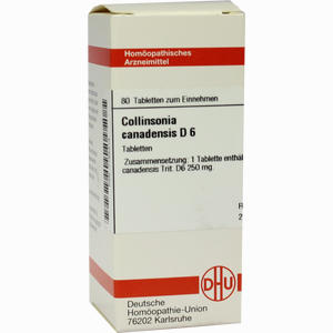 Collinsonia Canad. D6 Tabletten 80 Stück - ab 9,03 €