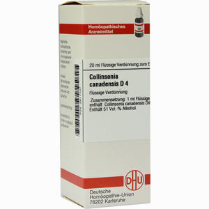 Collinsonia Canadens D4 Dilution 20 ml - ab 0,00 €