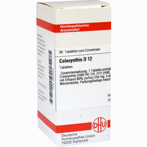 Colocynthis D12 Tabletten 80 Stück - ab 7,82 €