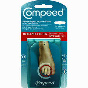 Compeed Blasen An Den Zehen Pflaster 8 Stück - ab 5,75 €