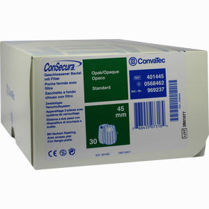 Consecura Colostomiebtl. Stand/opak 45mm Beutel 30 Stück - ab 43,40 €