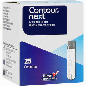 Contour Next Sensoren Teststreifen  Ascensia Diabetes Care Deutschland GmbH 1 x 25 Stück - ab 11,50 €
