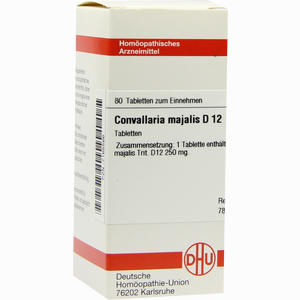 Convallaria Majal D12 Tabletten 80 Stück - ab 0,00 &euro;