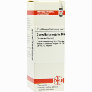 Convallaria Majal D6 Dilution 20 ml - ab 11,56 €