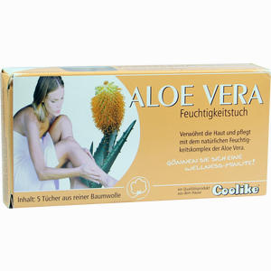 Coolike Aloe Vera Feuchtigkeitstuch Tücher 5 Stück - ab 2,22 &euro;