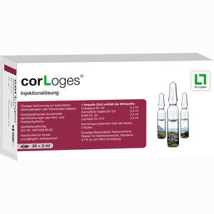 Cor- Loges Injektionslösung Ampullen 50 x 2 ml - ab 48,53 €