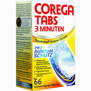 Corega Tabs 3 Minuten Tabletten 66 Stück - ab 4,78 €