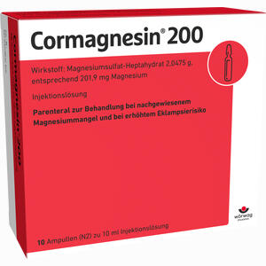 Cormagnesin 200 Ampullen 10 x 10 ml - ab 11,04 €
