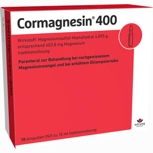 Cormagnesin 400 Ampullen 10 x 10 ml - ab 15,58 €