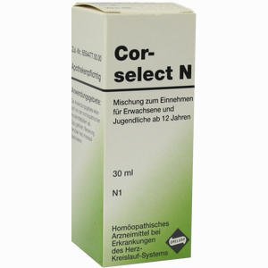 Abbildung von Corselect N Tropfen  30 ml