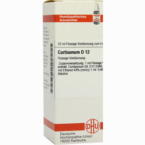 Cortisonum D12 Dilution 20 ml - ab 8,68 €