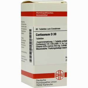 Cortisonum D30 Tabletten 80 Stück - ab 8,58 €