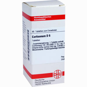 Cortisonum D6 Tabletten 80 Stück - ab 8,88 €