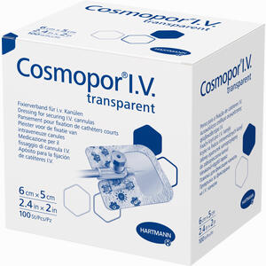 Cosmopor I.v. Transparent 6x5cm Pflaster 100 Stück - ab 54,90 €