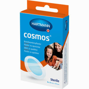 Cosmos Brandwundenpflaster 68 X 43 Mm 8 Stück - ab 3,24 €