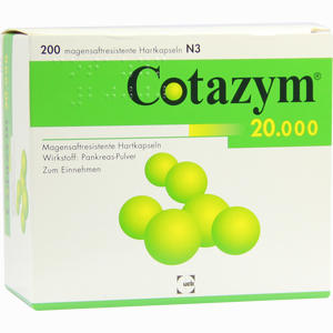 Cotazym 20.000 Kapseln  200 Stück - ab 53,15 €