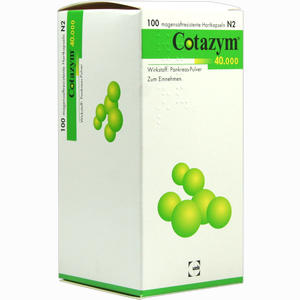 Cotazym 40.000 Kapseln 100 Stück - ab 0,00 &euro;