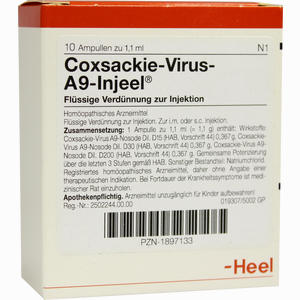 Coxsackie- Virus- A9- Injeel Ampullen  10 Stück - ab 18,57 €