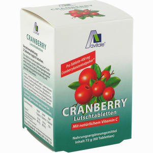 Abbildung von Cranberry Lutschtabletten  60 Stück