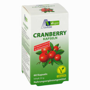 Cranberry Vegan Kapseln 400mg  60 Stück - ab 9,67 €