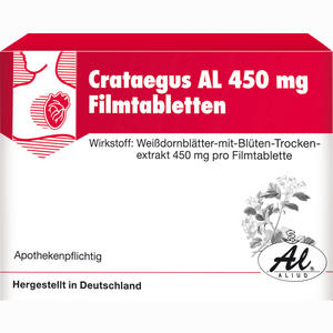 Crataegus Al 450mg Filmtabletten  30 Stück