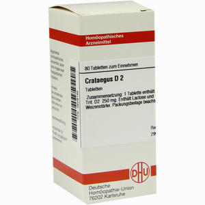 Crataegus D2 Tabletten 80 Stück - ab 8,01 €