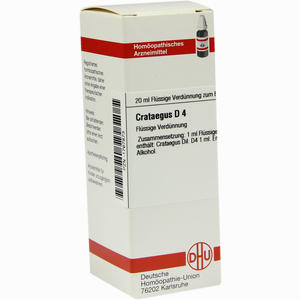 Crataegus D4 Dilution DHU-Arzneimittel 20 ml - ab 7,56 €