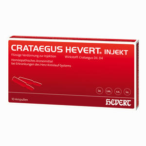 Crataegus Hevert Injekt Ampullen 10 Stück - ab 0,00 €