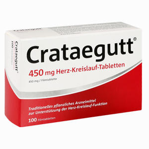 Crataegutt 450 Mg Herz- Kreislauf- Tabletten Filmtabletten 100 Stück - ab 28,36 €