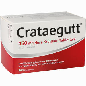 Crataegutt 450 Mg Herz- Kreislauf- Tabletten Filmtabletten 200 Stück - ab 52,00 €