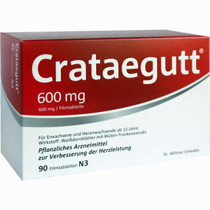 Crataegutt 600mg Filmtabletten 90 Stück - ab 0,00 &euro;