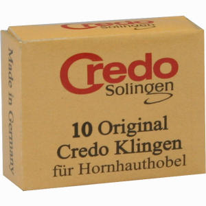 Credo Ersatzklingen für Hornhauthobel 10 Stück - ab 1,37 €