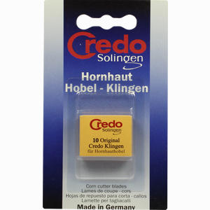 Credo Ersatzklingen für Hornhauthobel Credo-Stahlwarenfabr.Gustav Kracht 10 Stück - ab 1,86 €