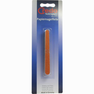 Credo Papiernagelfeile 11cm im Blister 1 Stück - ab 1,13 €