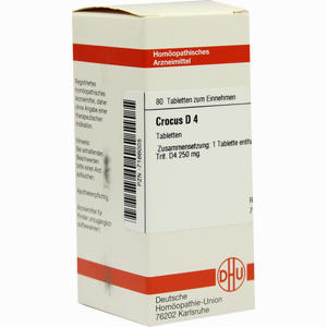 Crocus D4 Tabletten 80 Stück - ab 0,00 &euro;