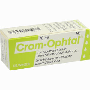 Crom Ophtal Augentropfen 10 ml - ab 0,00 &euro;