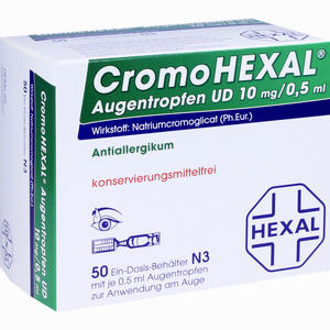 Cromohexal Augentropfen Ud 50 Stück Cromohexal Augentropfen Ud 50 Stück