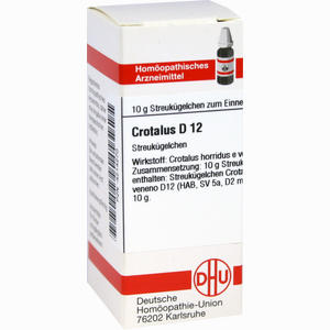 Crotalus D12 Globuli 10 g - ab 7,65 €