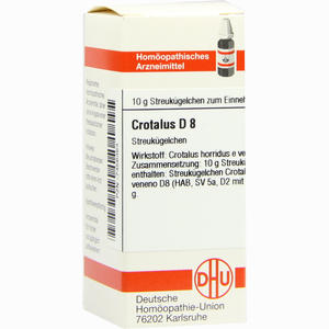 Crotalus D8 Globuli 10 g - ab 9,90 €
