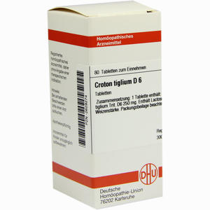 Croton Tiglium D6 Tabletten 80 Stück - ab 0,00 &euro;
