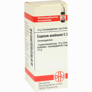 Cuprum Acet C200 Globuli 10 g - ab 14,97 €