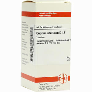 Cuprum Acet D12 Tabletten 80 Stück - ab 9,31 €
