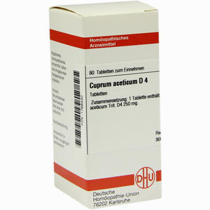 Cuprum Acet D4 Tabletten 80 Stück - ab 8,82 €