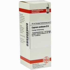 Cuprum Acet D6 Dilution 20 ml - ab 8,88 €