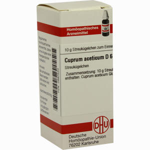 Cuprum Acet D6 Globuli 10 g - ab 7,51 €