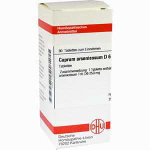 Cuprum Arsenic D6 Tabletten 80 Stück - ab 8,87 €