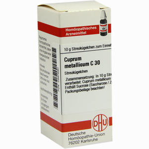 Cuprum Met C30 Globuli 10 g - ab 7,18 €